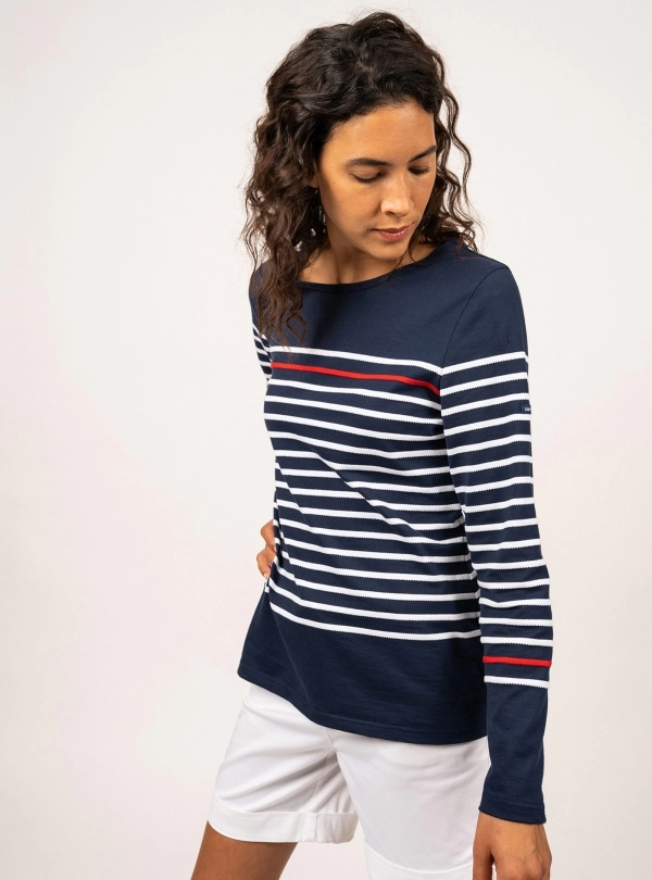 Nautical T-Shirts for women - Etel - Saint James