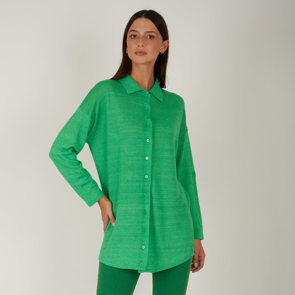 Blouse LONG BLOUSE LINEN - Discount 0%