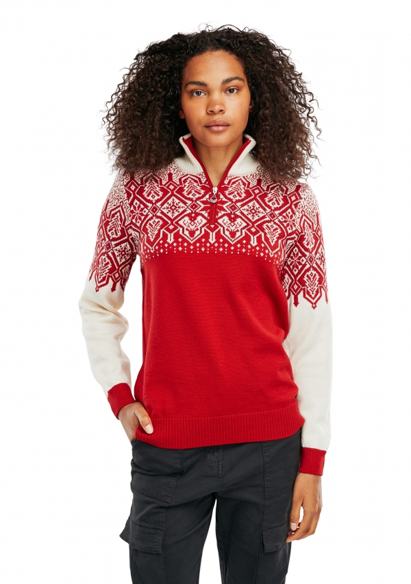 トップス HERILL Cashmere Norwegian Sweater Red/2 トップス HERILL Cashmere Norwegian Sweater Red/2 Women's Red