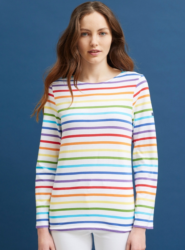 T-shirt SAINT-JAMES Rose Taille 42/44 - Mannequin Jamie, En Très Bon état D'occasion