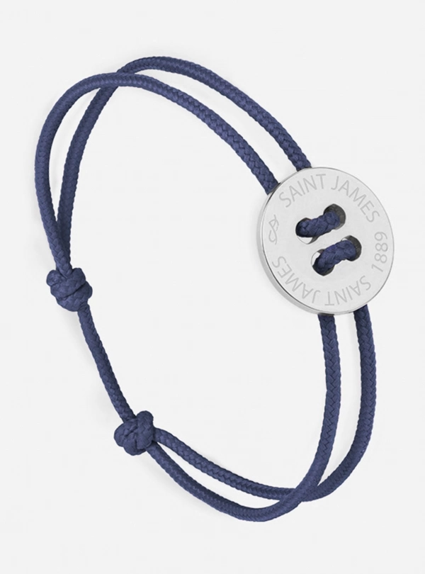 Bracelets for women - Silver Button Bracelet - Saint James