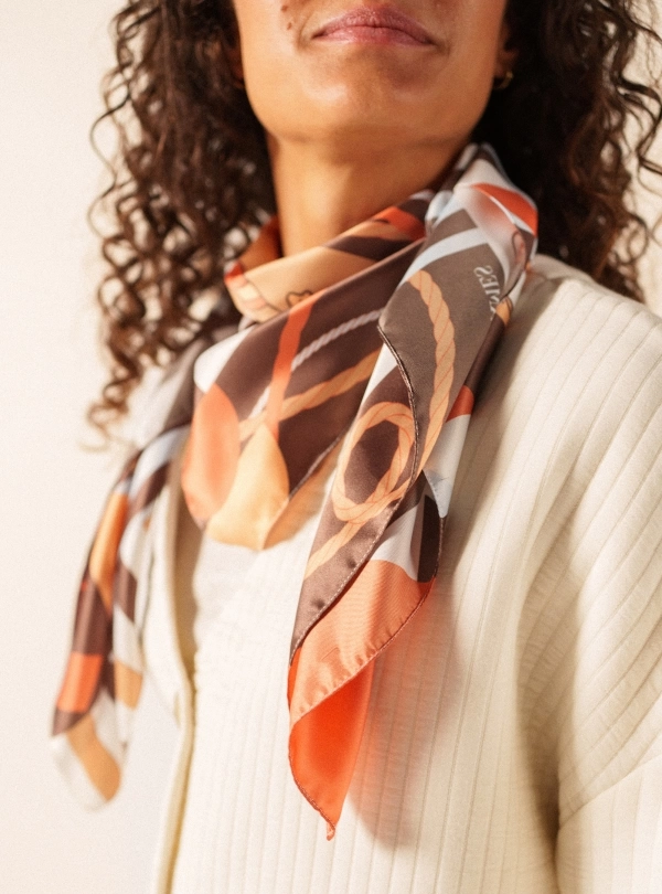 Foulards pour femme - Carré Fond Marin - Saint James