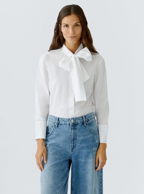 Blouses for women - Tie-Neck Blouse - OUI