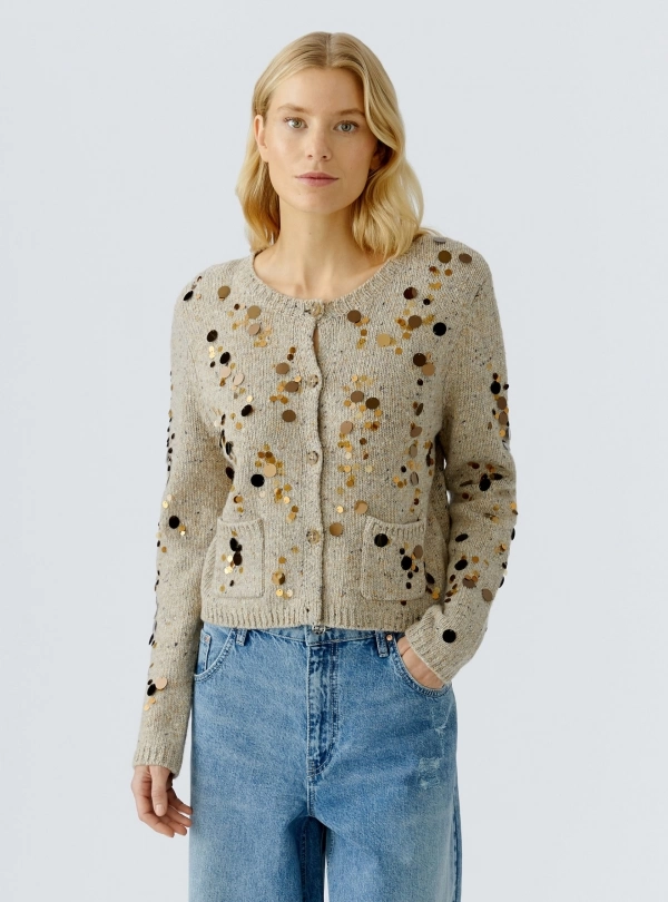 Cardigans / Jackets for women - Sequin Cardigan - OUI