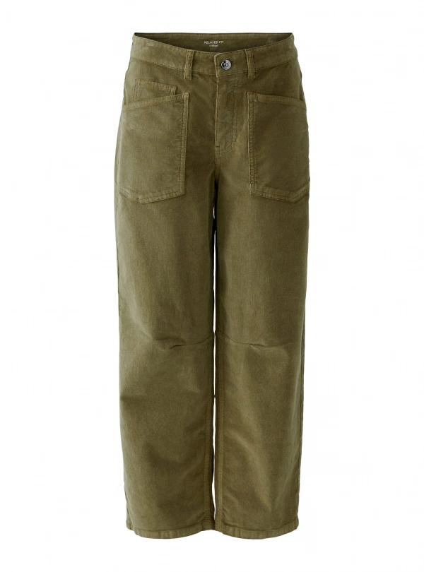Pantalons pour femme - Pantalon en velours côtelé - OUI