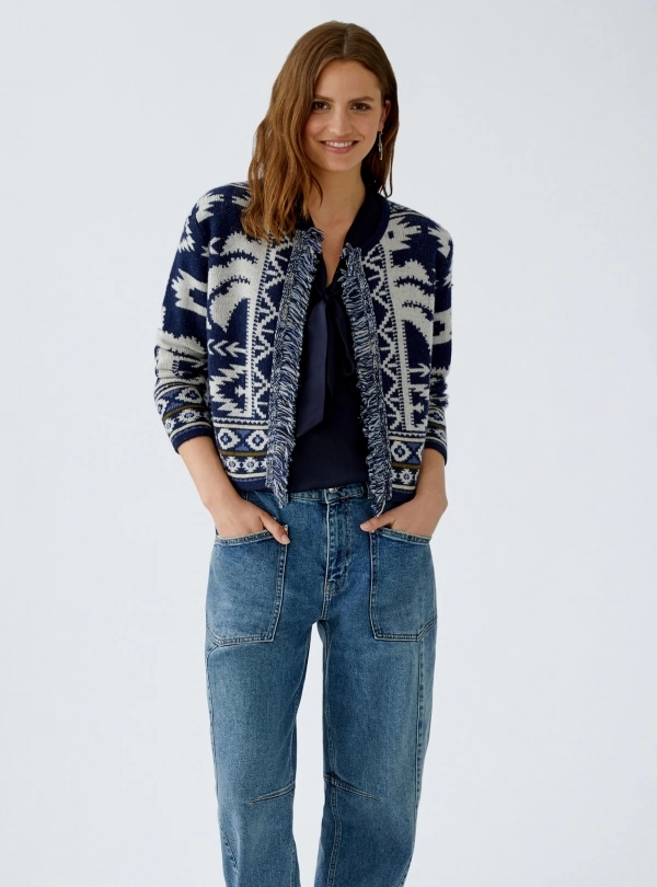 Cardigans / JacketsCardigans / Blazers for women - Short Fringed Cardigan - OUI