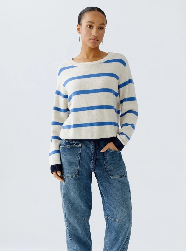 SweatersSweaters for women - Striped Sweater - OUI