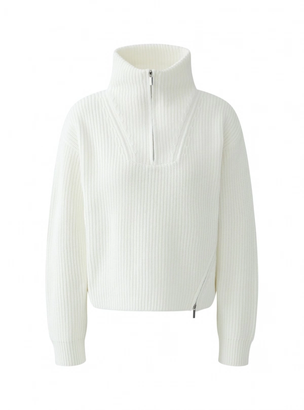 Chandails pour femme - Chandail Coton Zip - OUI