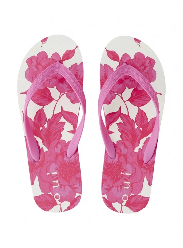 Souliers pour femme - Sandales Fleurs - OUI