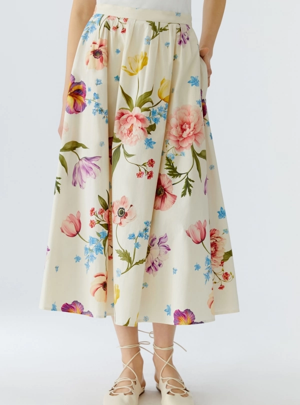 Jupes pour femme - Jupe Fleurs - OUI