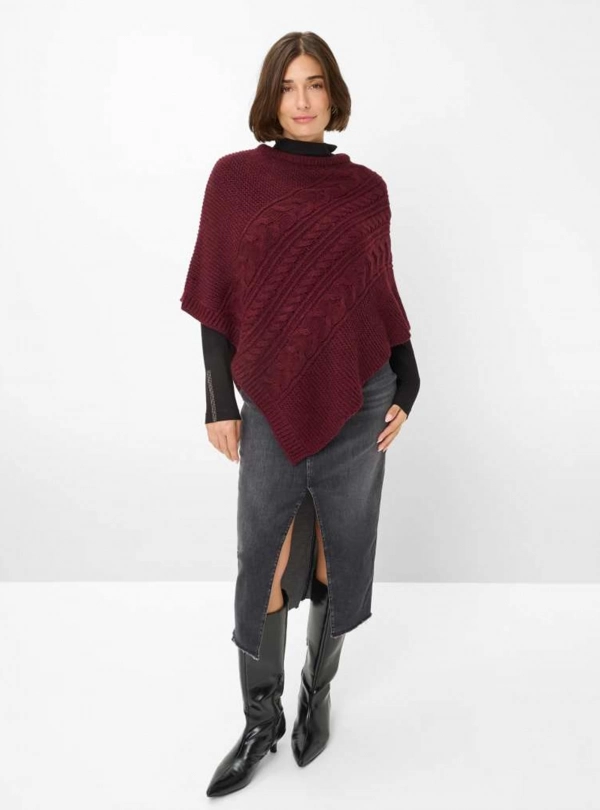Sweaters for women - Thea Poncho - Brax