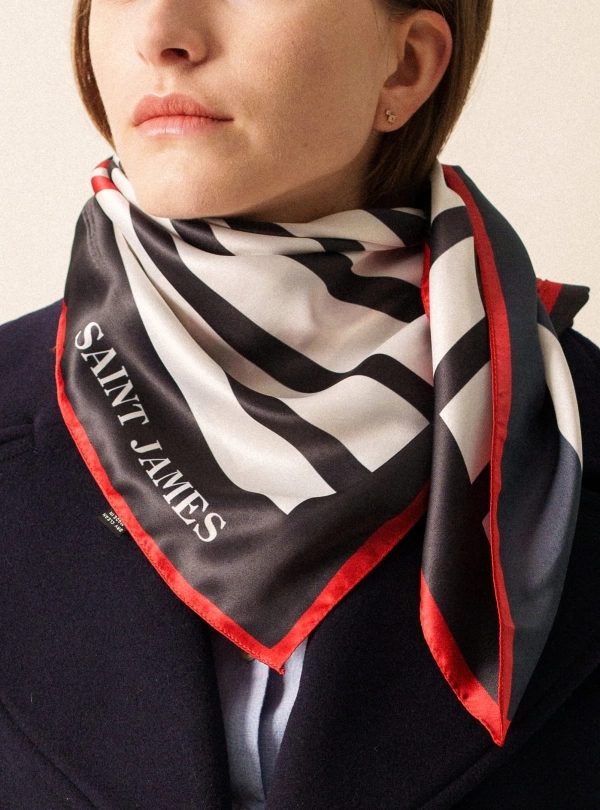 Scarfs for women - Carré Cœur Scarf  - Saint James