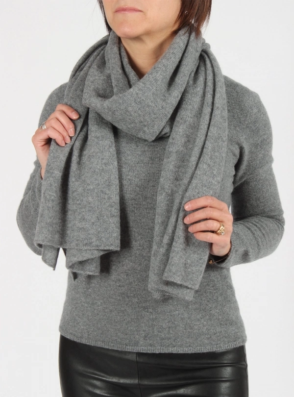 Accessories / Scarfs for women - Plain scarf - Estheme Cachemire
