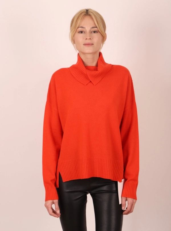 Chandails pour femme - Col Baveux Ouvert - Estheme Cachemire