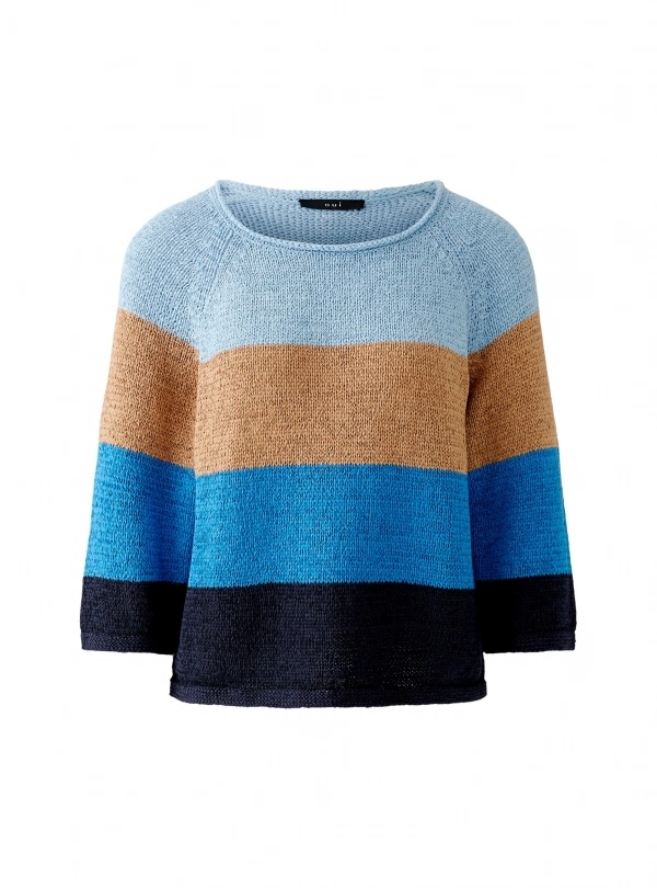 Chandails pour femme - Pull Grosses Rayures - OUI