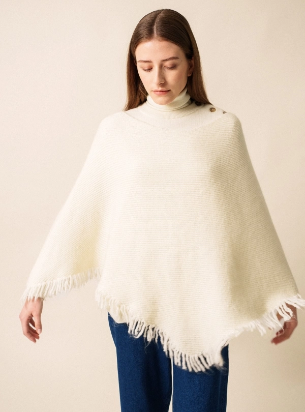 Sweaters for women - Capwest Poncho - Saint James