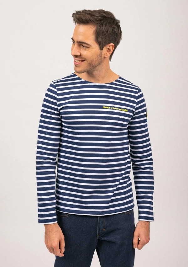 Nautical T-Shirts for men - Minqu. STJxSmiley - Saint James